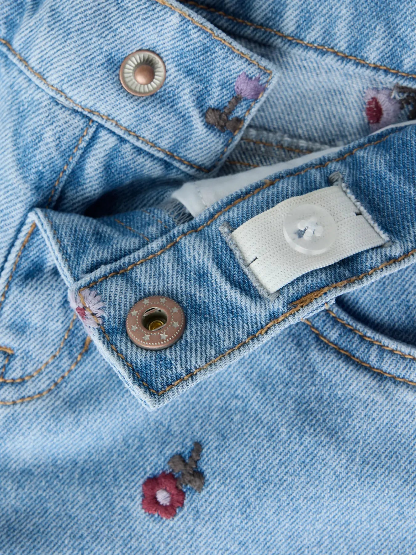 Name it: Jeans flower medium blue denim