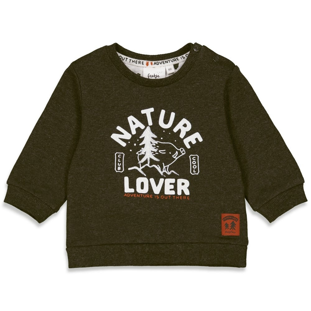 Feetje:adventure:sweater antraciet