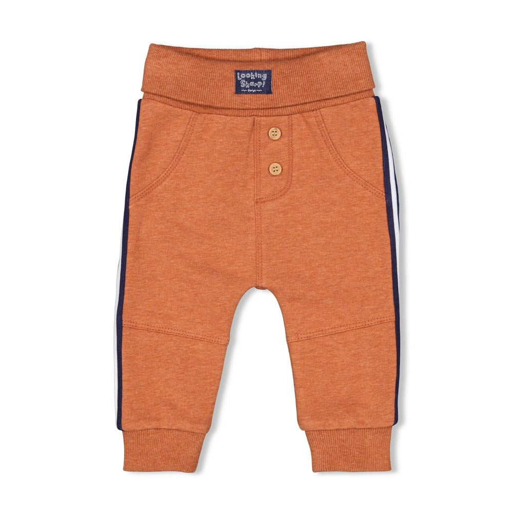 Feetje: Looking sharp: broek hazelnut melange