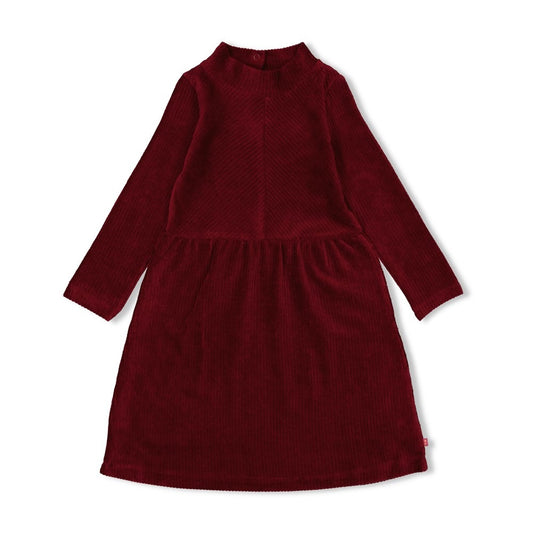 Jubel:Miss universe: jurk rib bordeaux