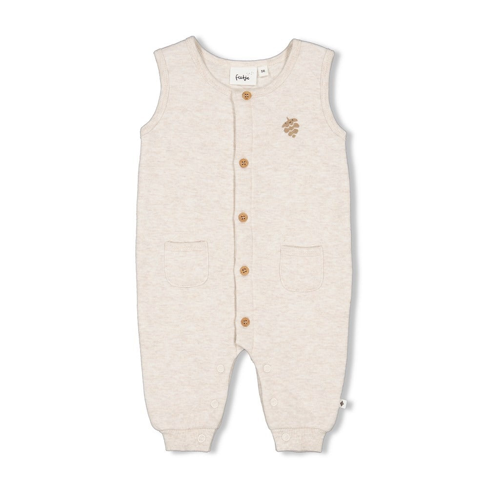 Feetje:Into the forest: tuinbroek offwhite melange