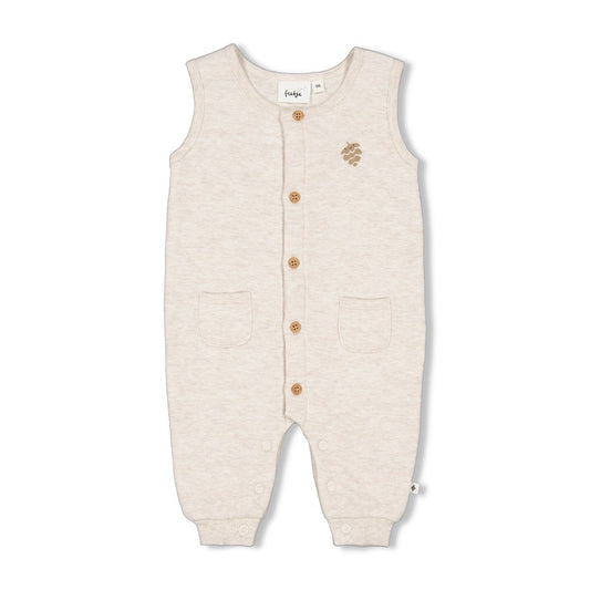 Feetje:Into the forest: tuinbroek offwhite melange