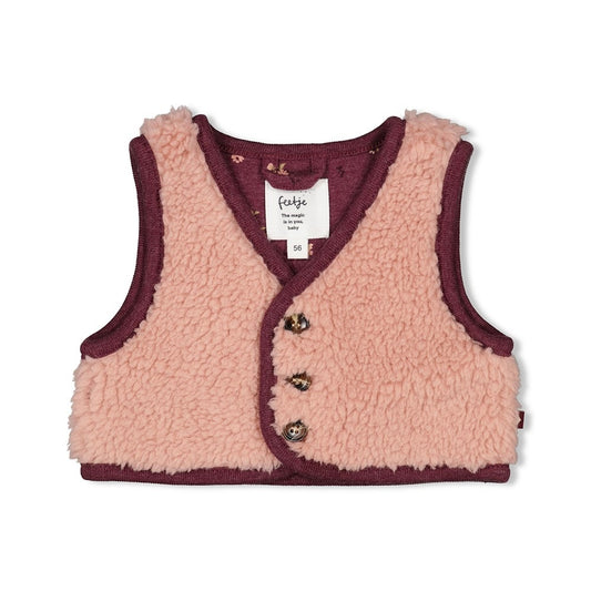 Feetje:Blooming Meadow: teddy vest