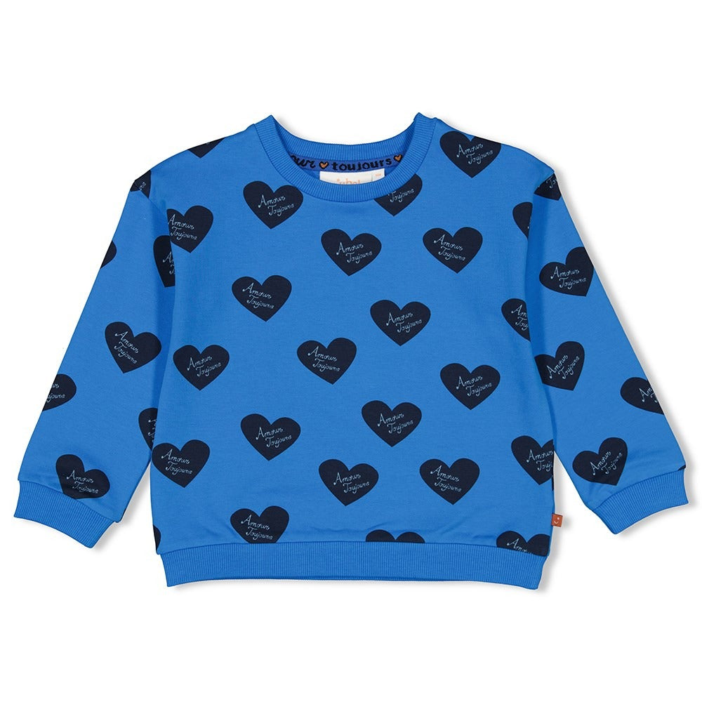 Jubel:Bonjour mon amour: sweater blue