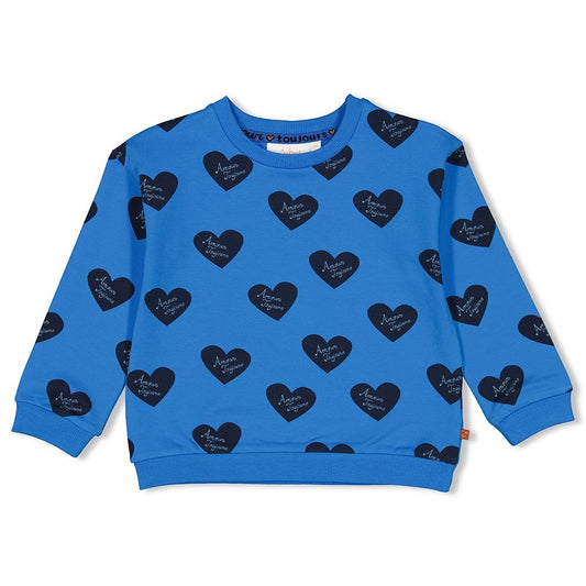 Jubel:Bonjour mon amour: sweater blue