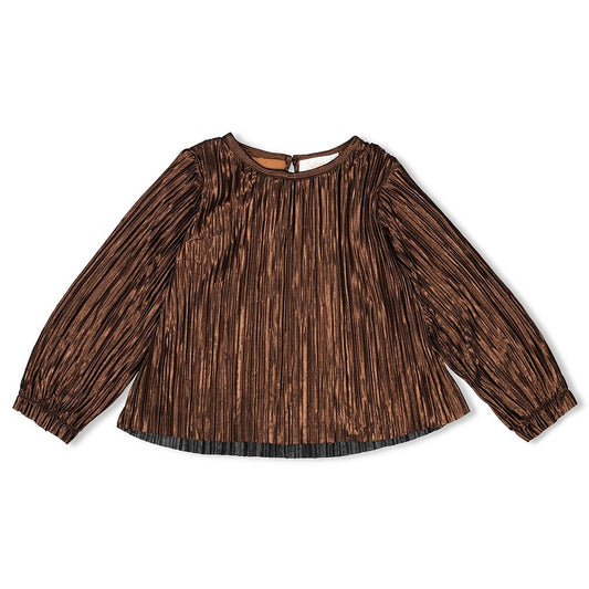 Jubel: Forest fancy: longsleeve plissé