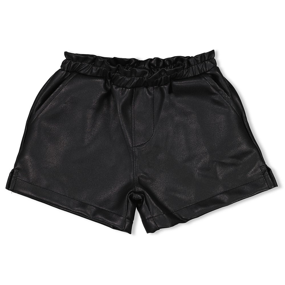 Jubel: Forest fancy: short lederlook black