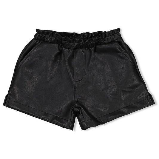 Jubel: Forest fancy: short lederlook black