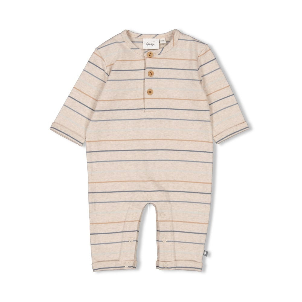 Feetje:Howdy: pyjama taupe melange
