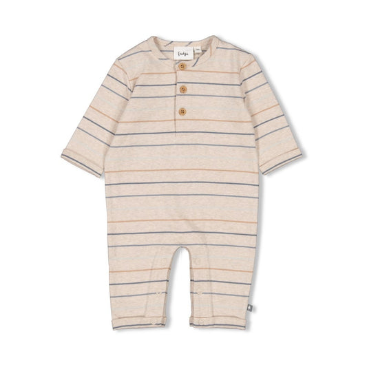 Feetje:Howdy: pyjama taupe melange