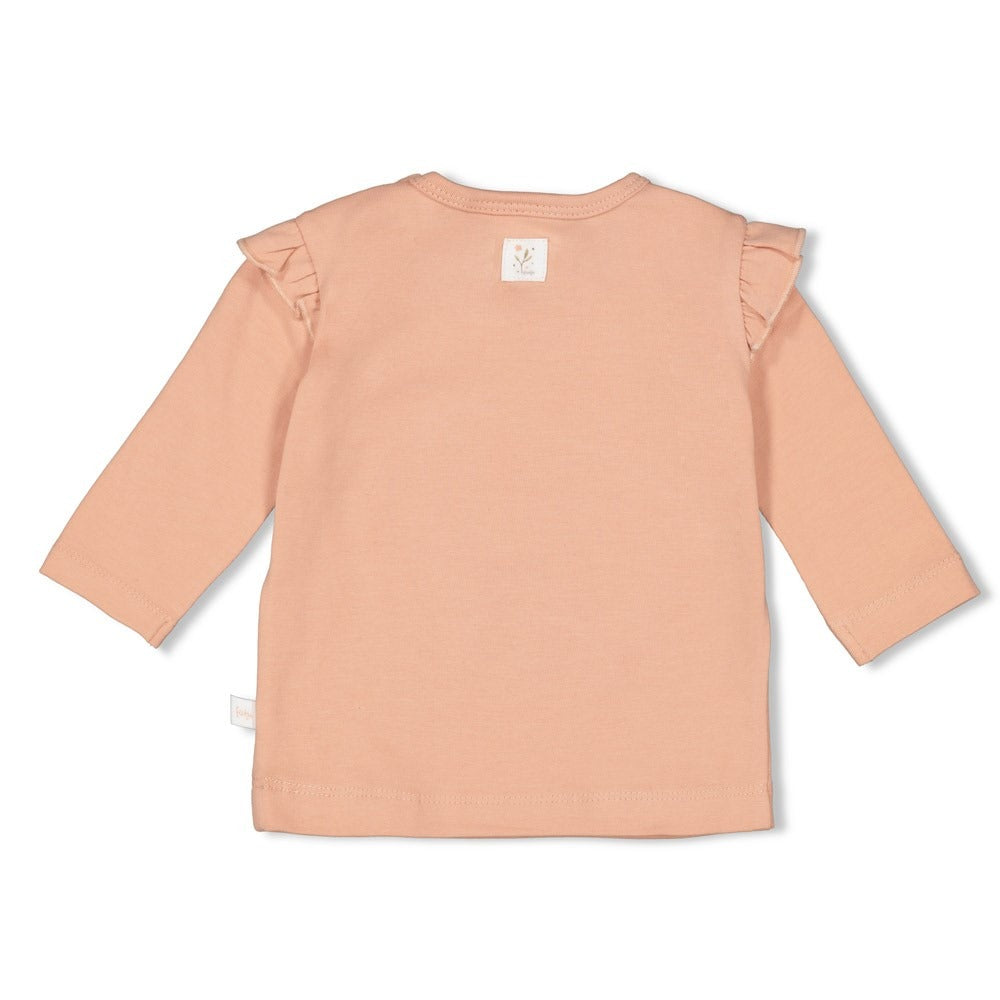 Feetje:Fields of green: longsleeve oud roze