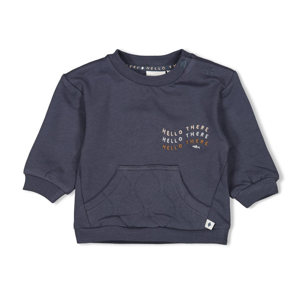 Feetje:Narwal: sweater blue grey