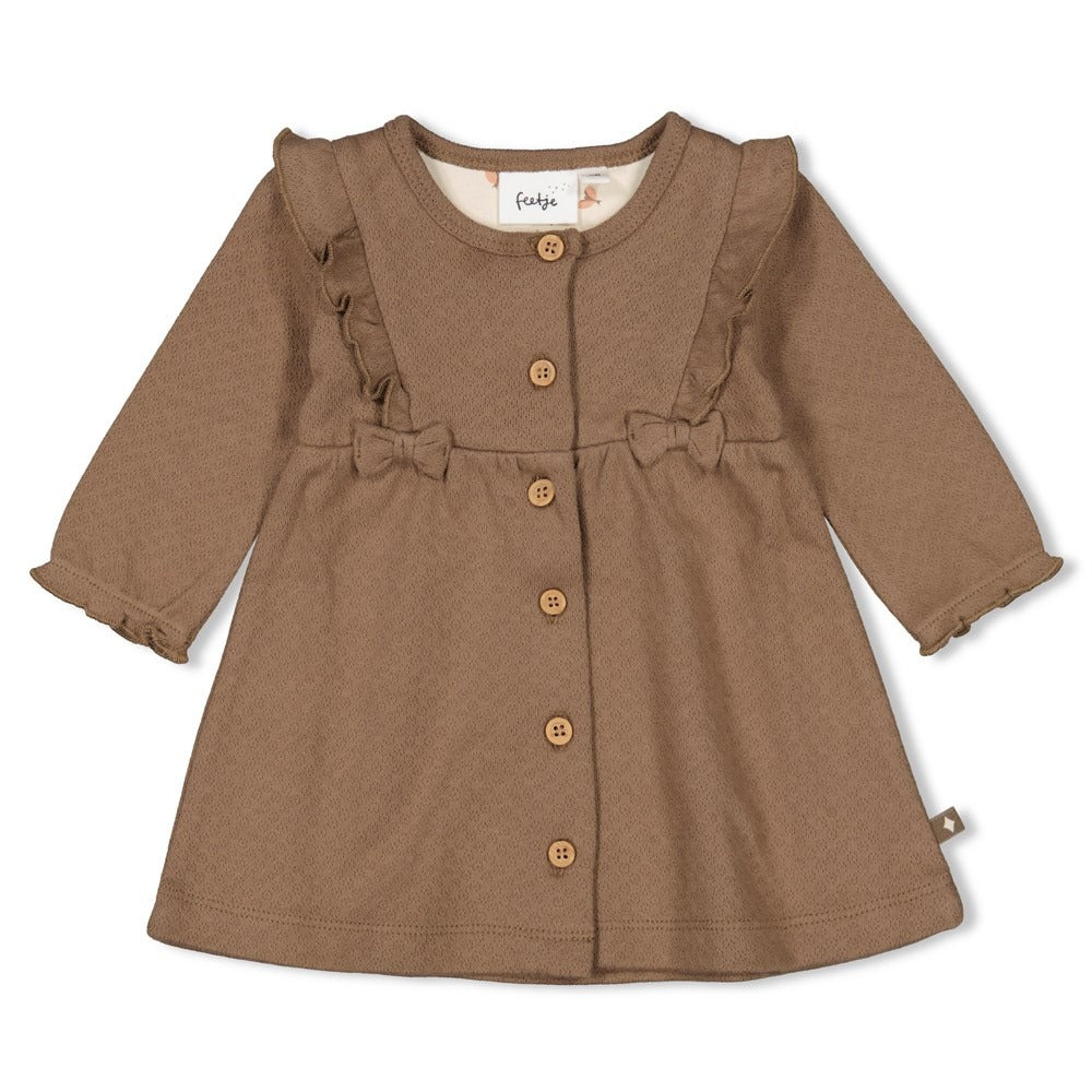 Feetje:Dancing in the moonlight: dress brown