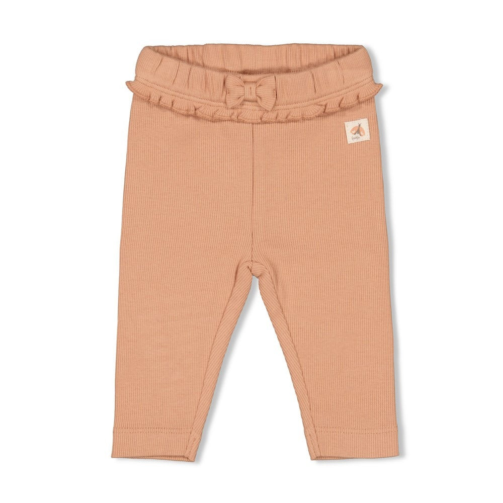 Feetje: Dancing in the Moonlight: legging rib terra pink