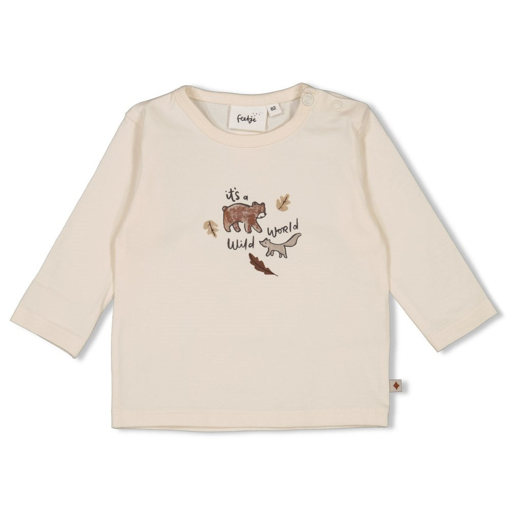 Feetje:Wild World: longsleeve offwhite