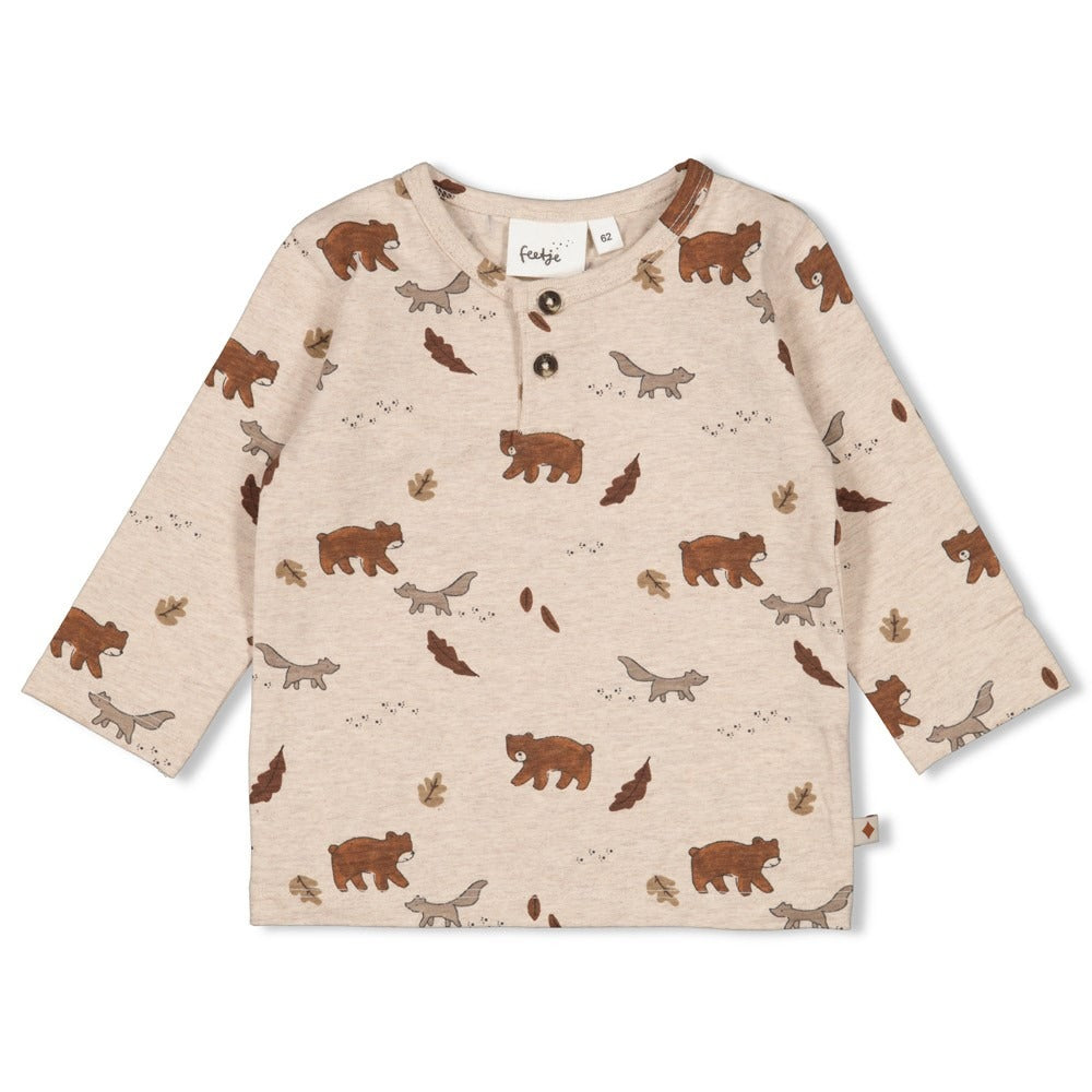 Feetje:Wild World: taupe melange