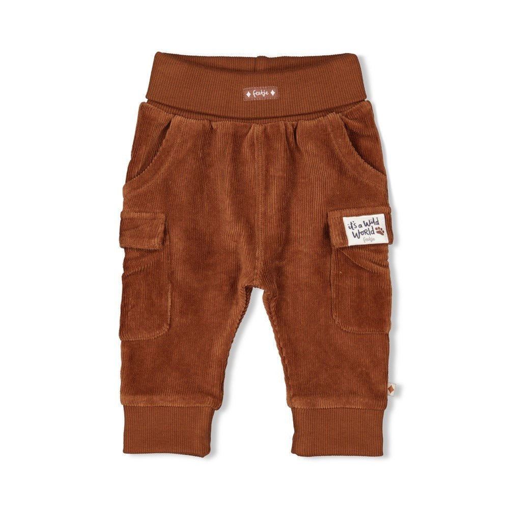 Feetje:Wild World: broek velours brown