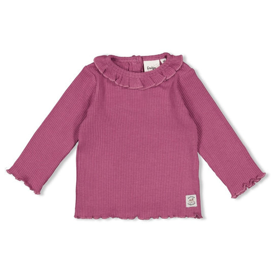 Feetje:Better together: longsleeve rib lila