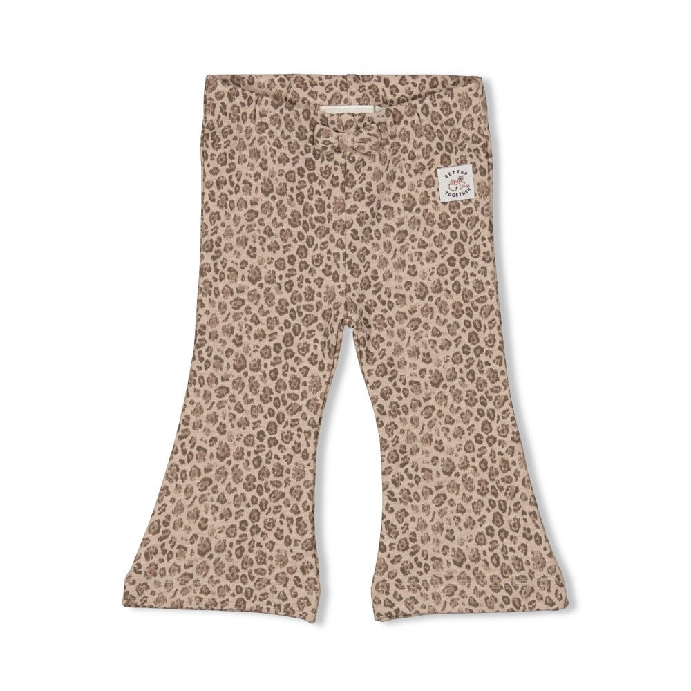 Feetje:Better together:flare broek taupe melange