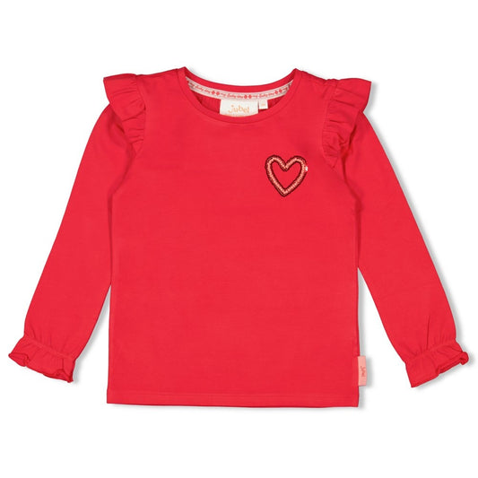 Jubel: Queen of hearts: Longsleeve red
