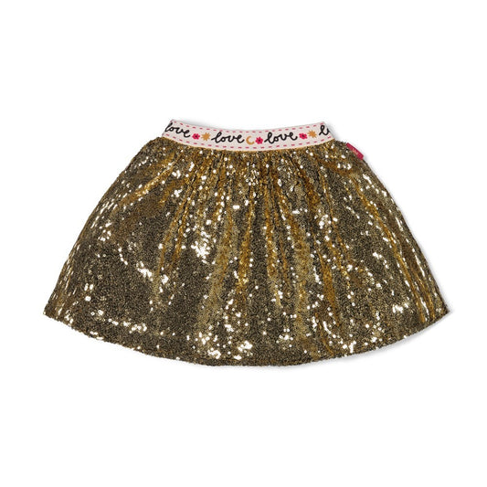 Jubel: Shine bright: pailetten rok goud