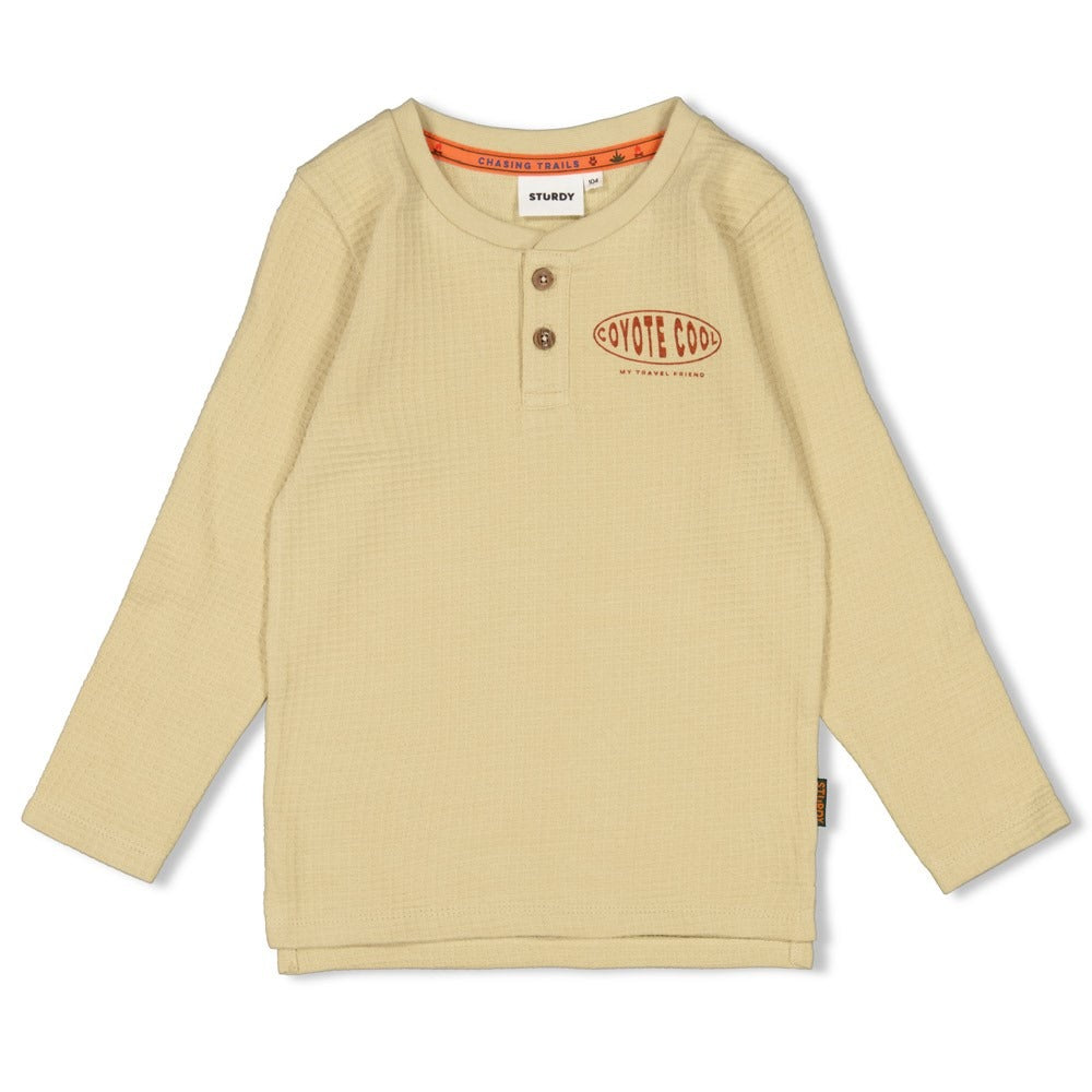 Sturdy: Chasing Trails: Ls beige with backprint