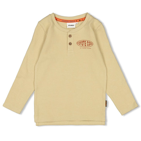 Sturdy: Chasing Trails: Ls beige with backprint
