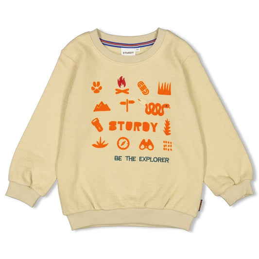 Sturdy: Chasing Trails: sweater beige snake