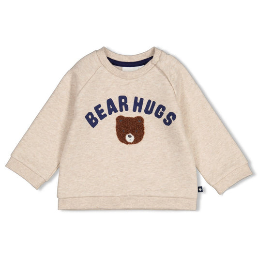 Feetje: Beep beep: sweater  "Bear hugs"