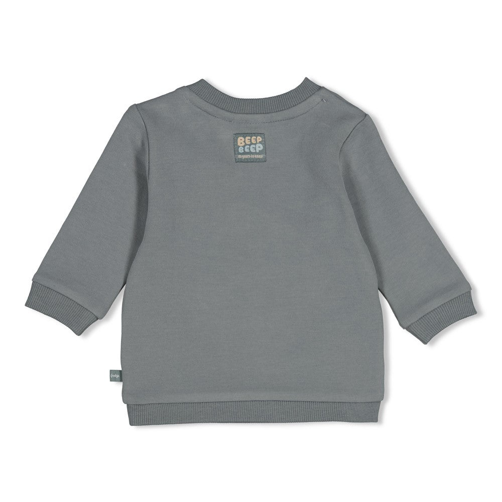 Feetje: Beep beep: sweater green car