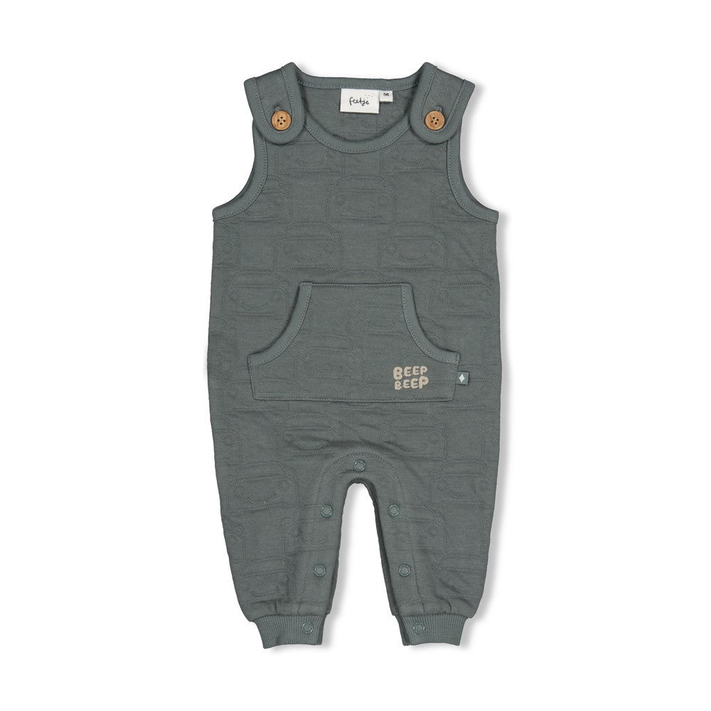 Feetje: Beep beep: tuinbroek sea green