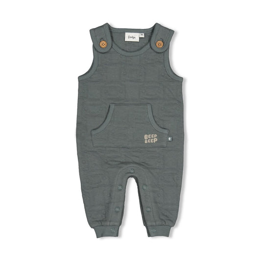 Feetje: Beep beep: tuinbroek sea green