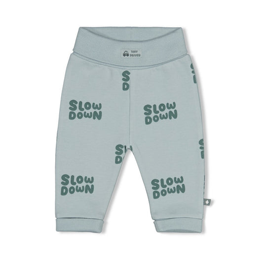 Feetje: Beep beep: broek mint "Slow down"