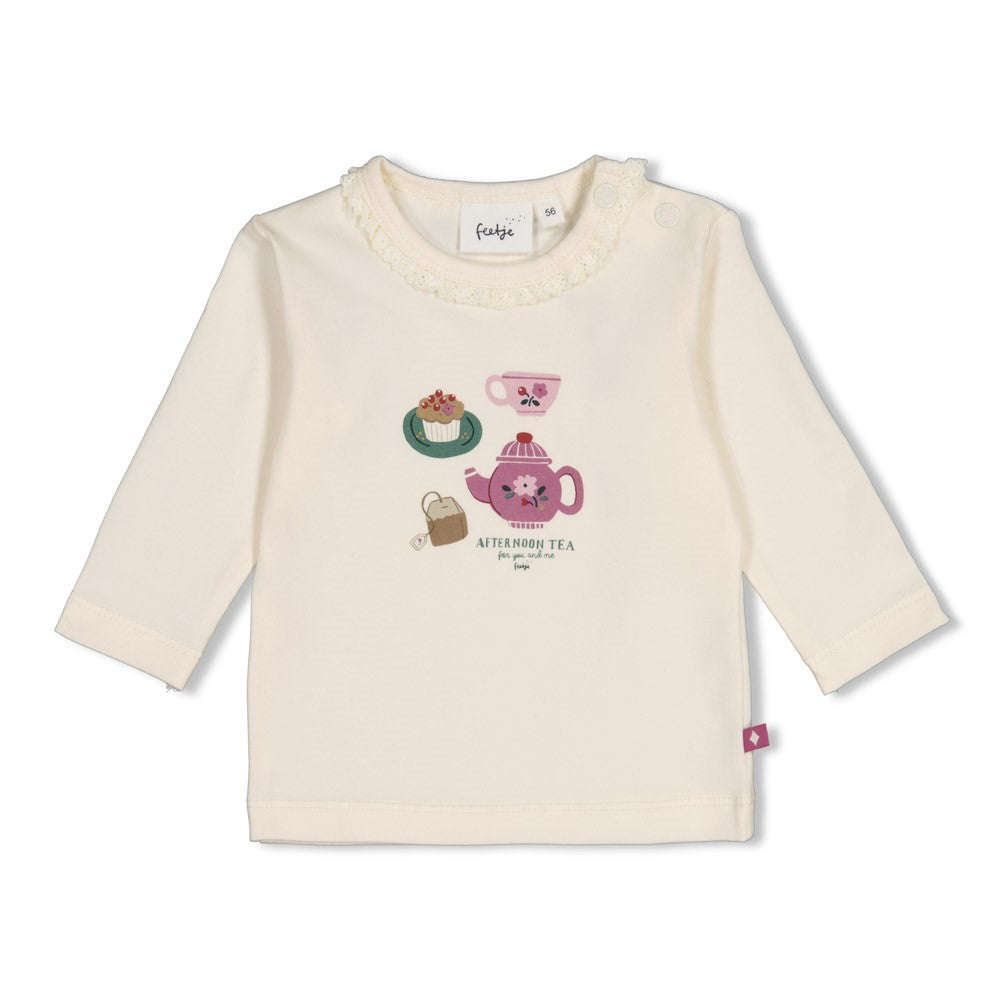 Feetje:Afternoon tea: longsleeve creme