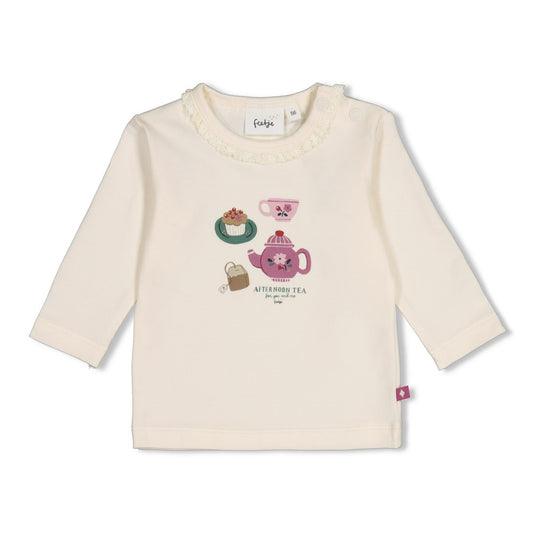 Feetje:Afternoon tea: longsleeve creme