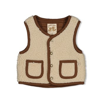 Feetje: Tiny Timber Tales: omkeerbare teddy gillet