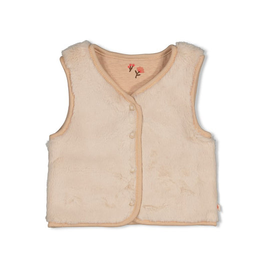 Feetje: Forest garden: omkeerbare fake fur gilet