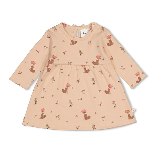 Feetje: Forest garden: Jurk AOP sand