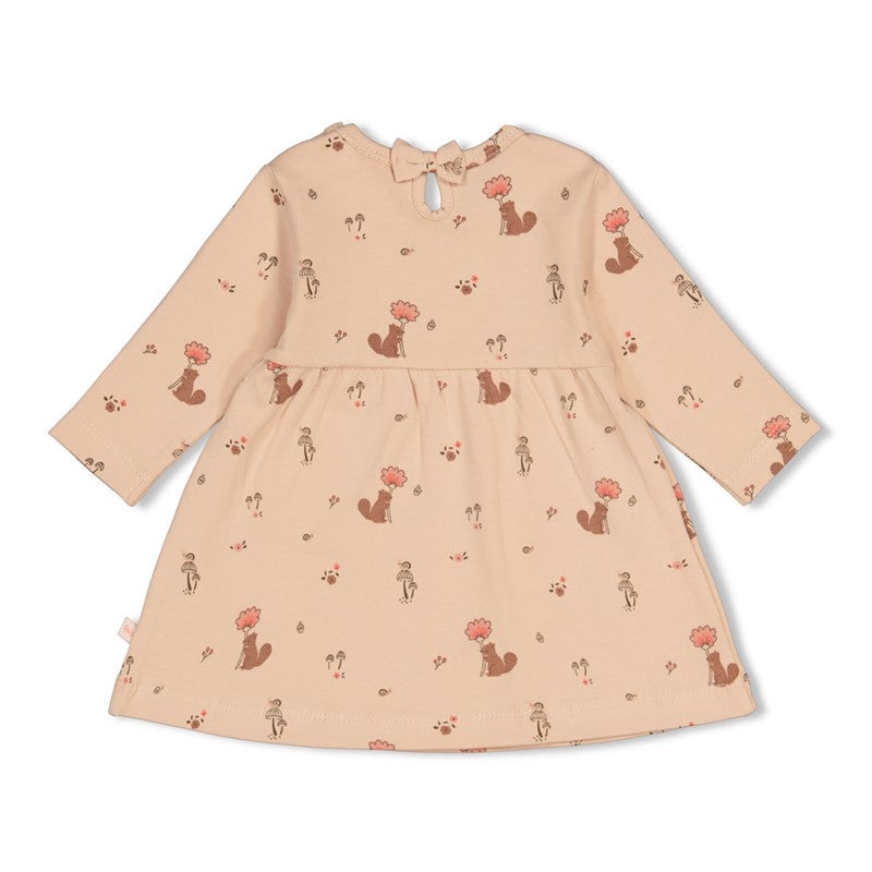 Feetje: Forest garden: Jurk AOP sand