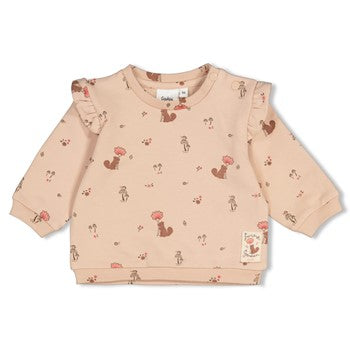 Feetje: Forest garden:sweater AOP relaxed fit