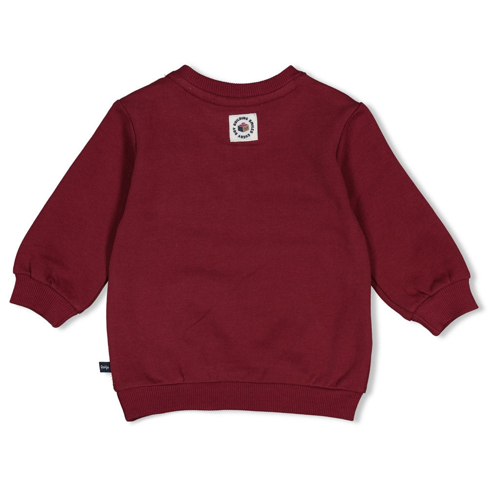 Feetje: Built for fun: sweater bordeaux