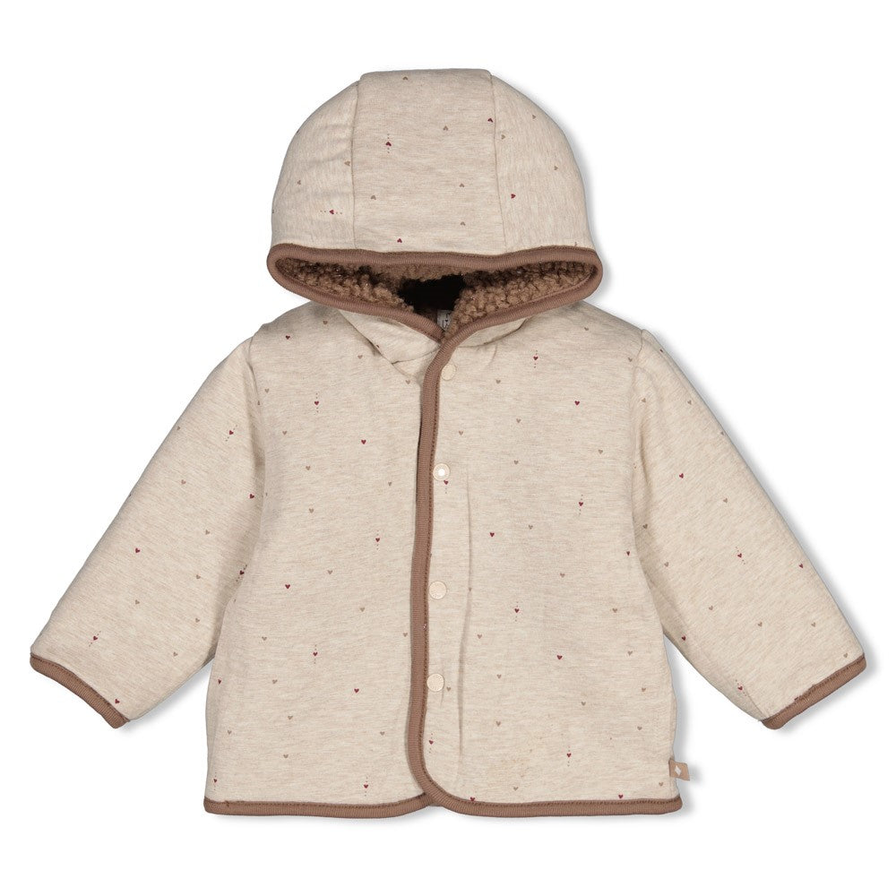 Feetje: My Little love: omkeerbare teddyjas taupe