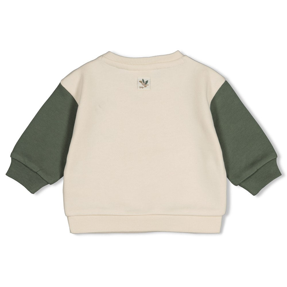 Feetje: Wiggle and waggle: sweater relaxed fit offwhite