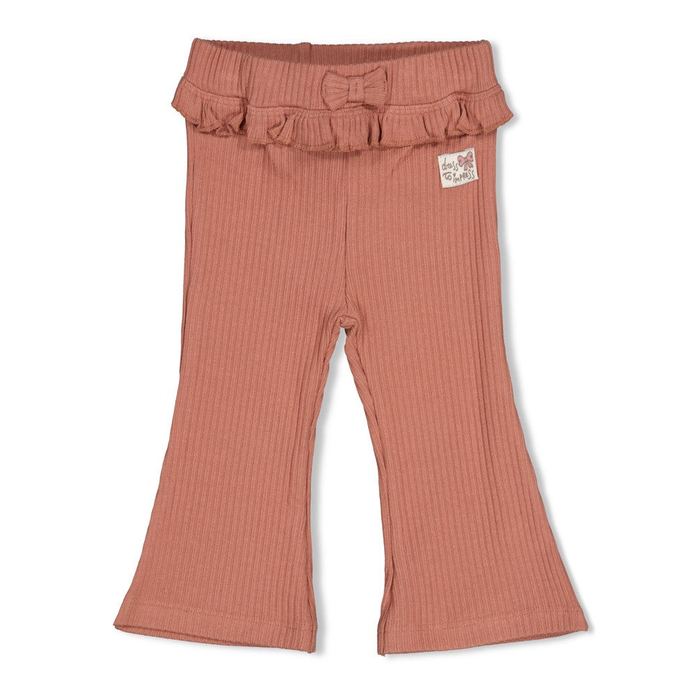 Feetje:Dress to impress: flare broek rib