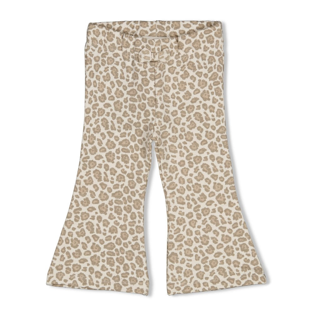 Feetje:Dress to impress: Flare broek AOP offwhite melange