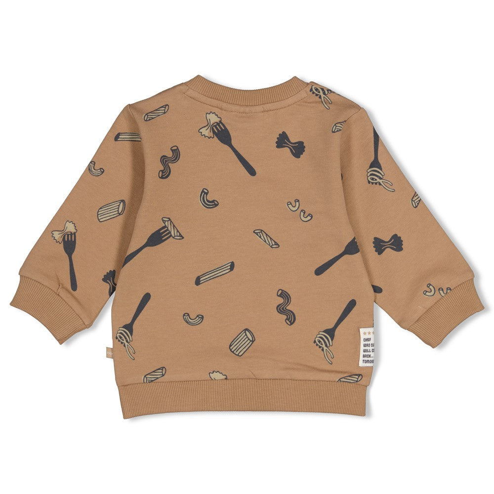 Feetje: Pasta Party: sweater camel