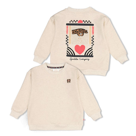 Jubel: City Chic: sweater relaxed fit with backprint