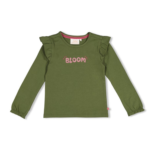 Jubel:Moon flowers: longsleeve olive