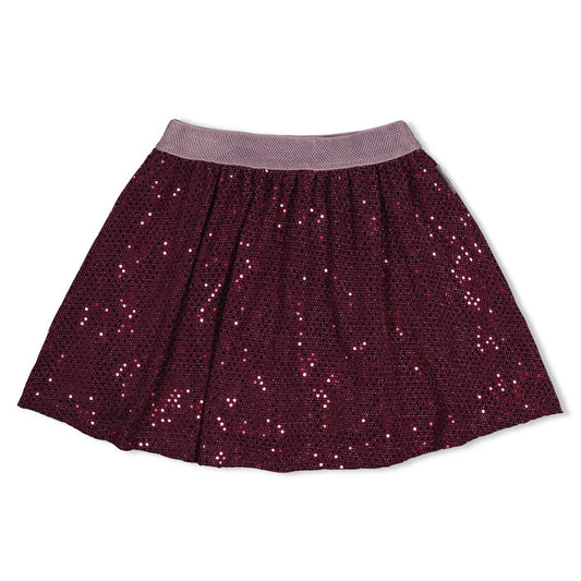 Jubel:Rok bordeaux glitters