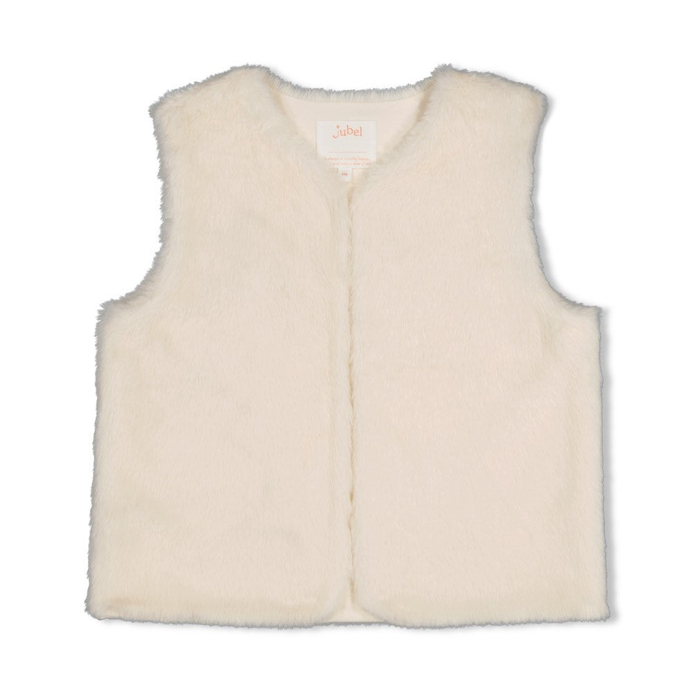 Jubel:Dailey princess: Fake fur gilet offwhite super soft